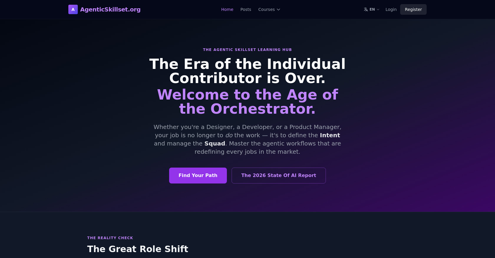 Agentic Skillset Learning Hub | Screenshot