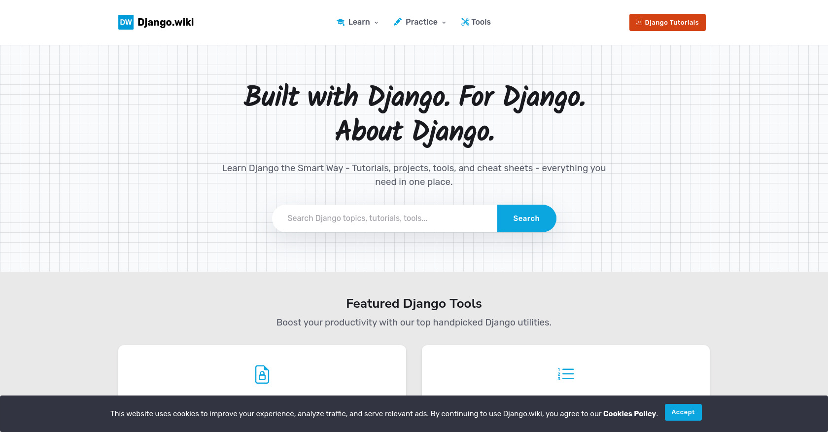 Django.wiki | Screenshot