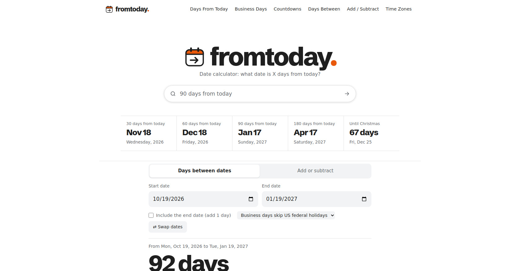 FromToday screenshot