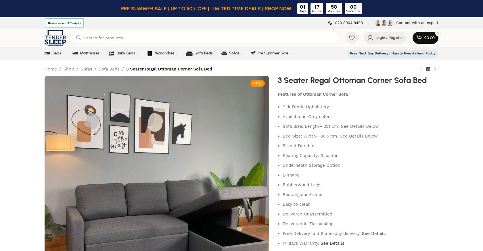 How an Ottoman Sofa Bed Enhances Modern Living Spaces | Screenshot