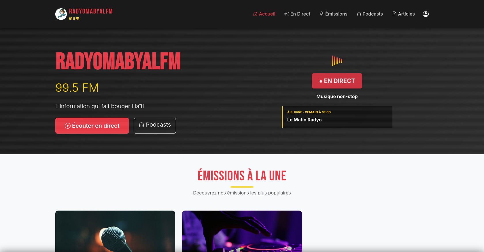 Radyo Mabyal FM screenshot