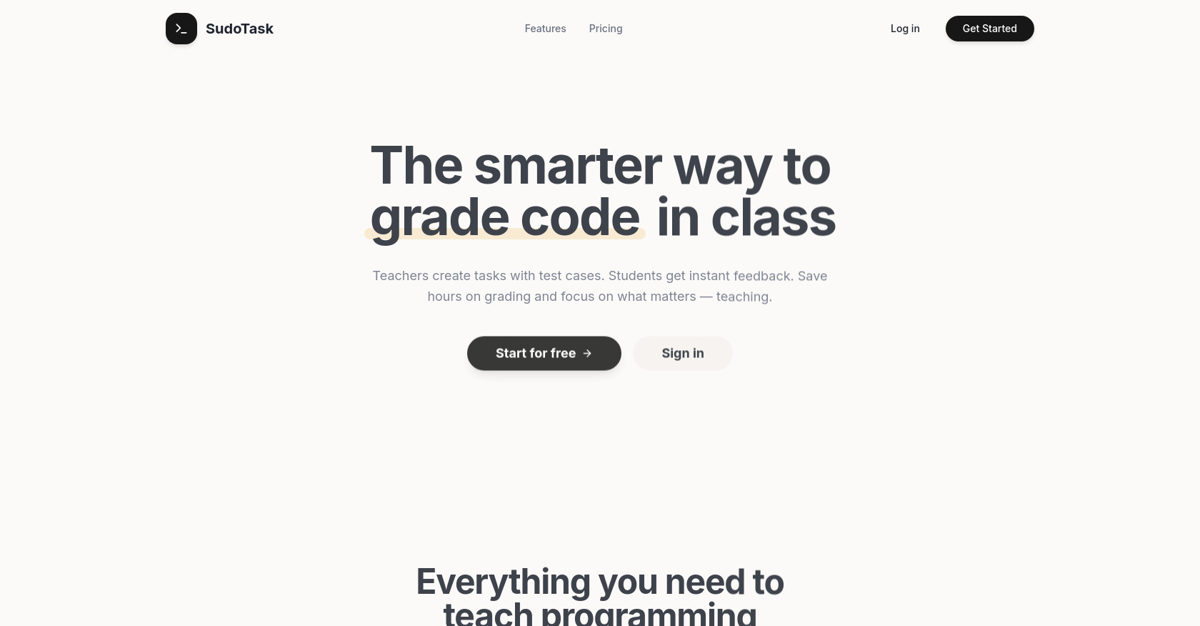 SudoTask screenshot