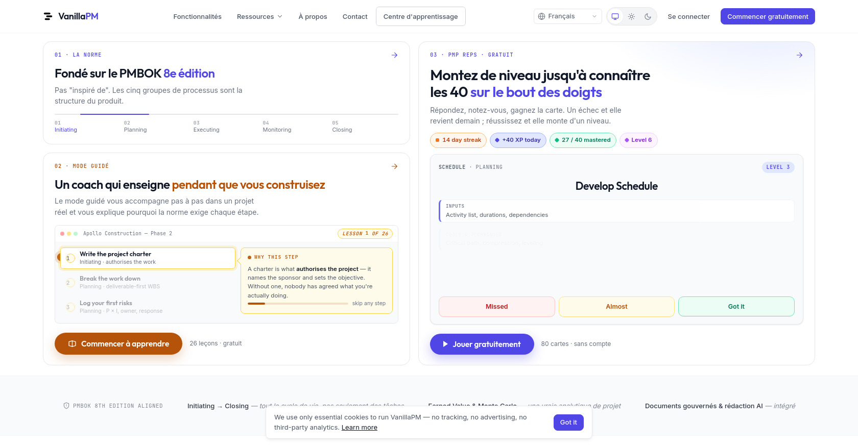 VanillaPM screenshot