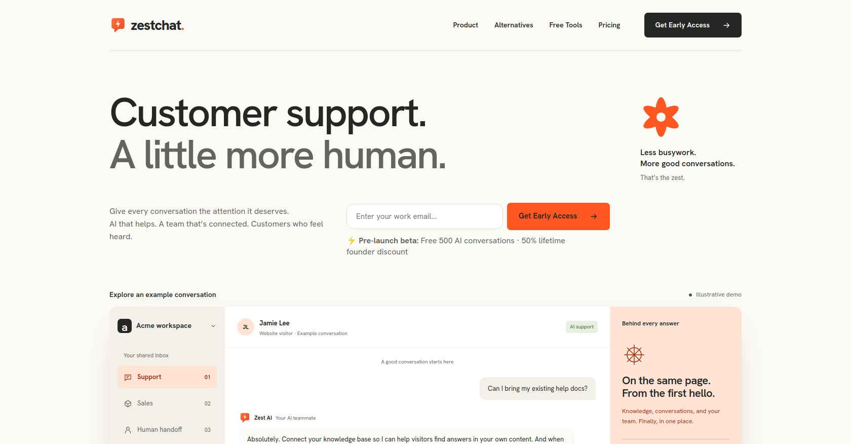 ZestChat screenshot
