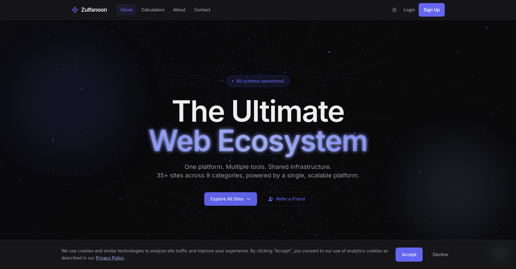 Zulfanoon - Web Eco System (All in One) screenshot