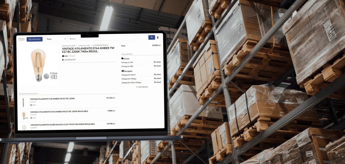 Nou Grup B2B e-commerce screenshot