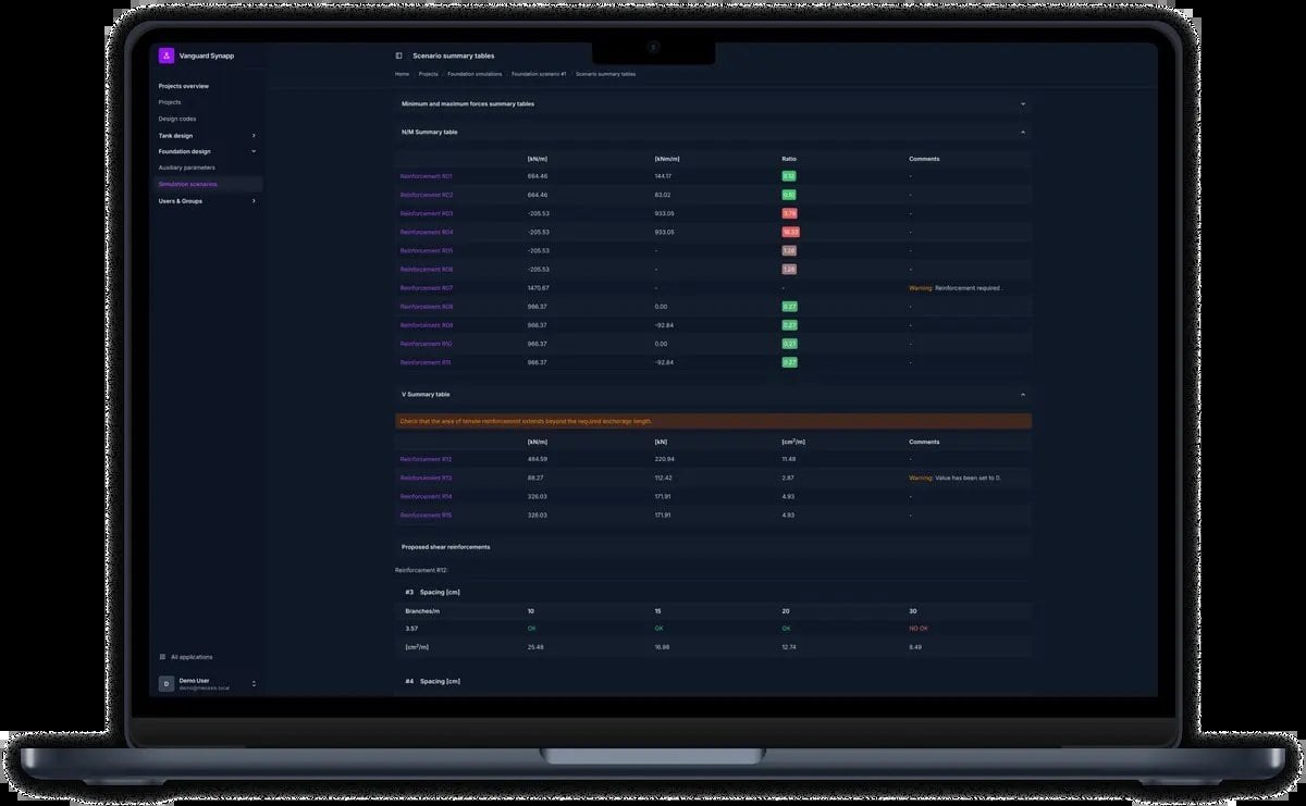 Vanguard Synapp screenshot