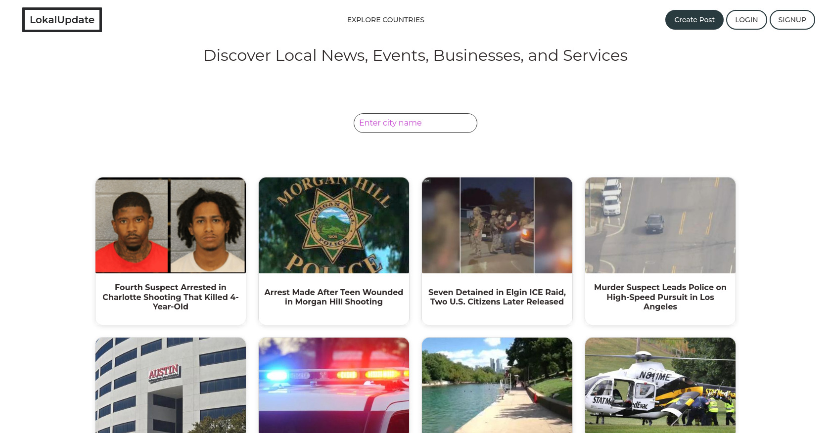 lokalupdate.com | Screenshot