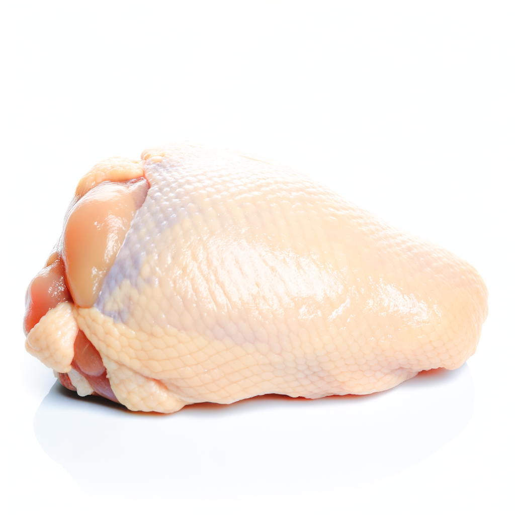 Is Chicken Thigh Meat and Skin (Broilers or Fryers, Roasted, Cooked